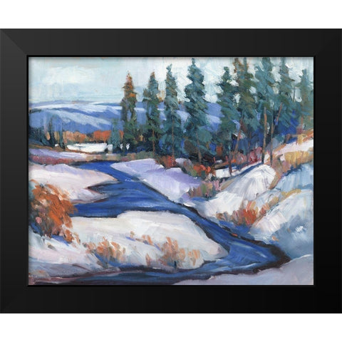 First Snow I Black Modern Wood Framed Art Print by OToole, Tim