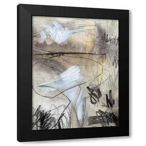 Masked Notes I Black Modern Wood Framed Art Print by Paxton Parker, Jennifer