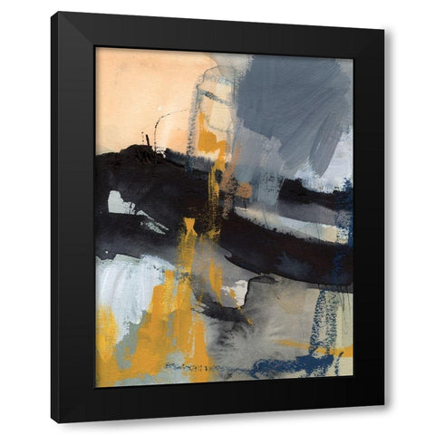 Incite I Black Modern Wood Framed Art Print by Borges, Victoria