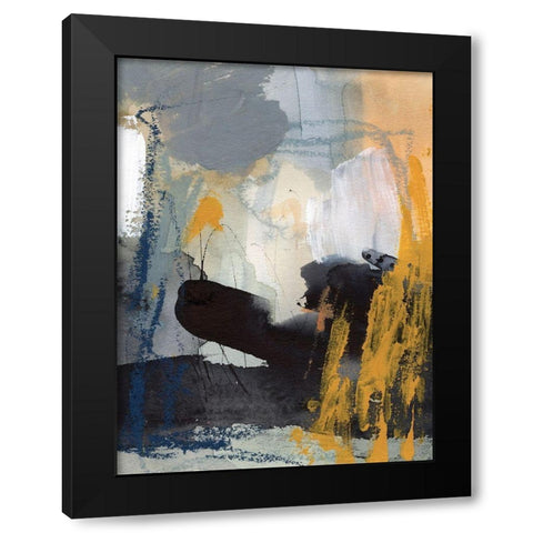 Incite II Black Modern Wood Framed Art Print by Borges, Victoria