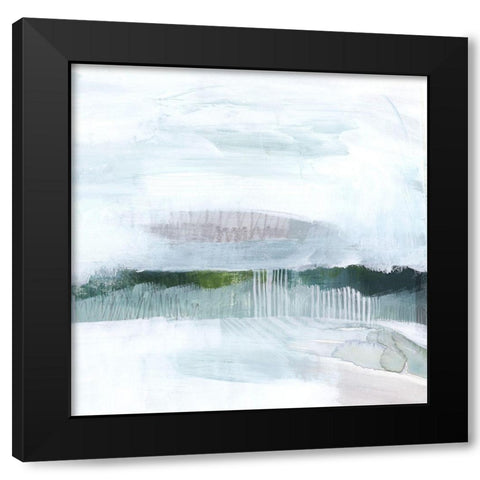 Walk in Winter II Black Modern Wood Framed Art Print with Double Matting by Popp, Grace