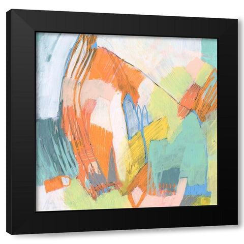 Candied Sherbet I Black Modern Wood Framed Art Print with Double Matting by Goldberger, Jennifer