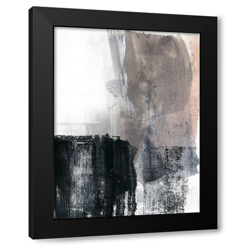Ebonized I Black Modern Wood Framed Art Print by Goldberger, Jennifer