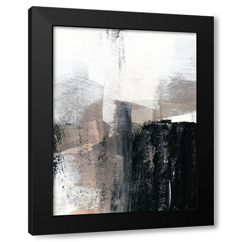 Ebonized II Black Modern Wood Framed Art Print by Goldberger, Jennifer