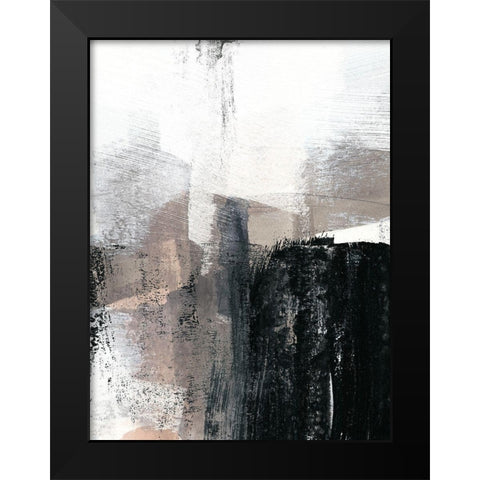 Ebonized II Black Modern Wood Framed Art Print by Goldberger, Jennifer
