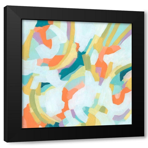 Sugar Sweep II Black Modern Wood Framed Art Print by Vess, June Erica