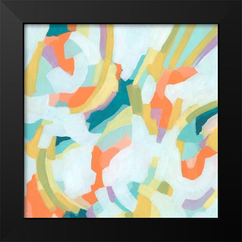 Sugar Sweep II Black Modern Wood Framed Art Print by Vess, June Erica