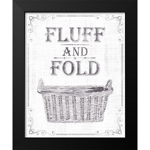 Laundry Today I Black Modern Wood Framed Art Print by Wang, Melissa