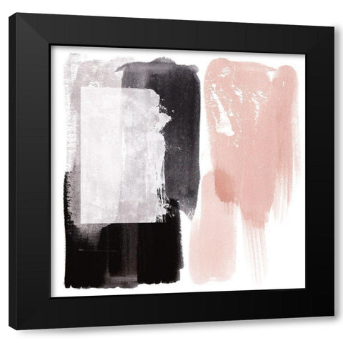 Coexistence V Black Modern Wood Framed Art Print by Wang, Melissa