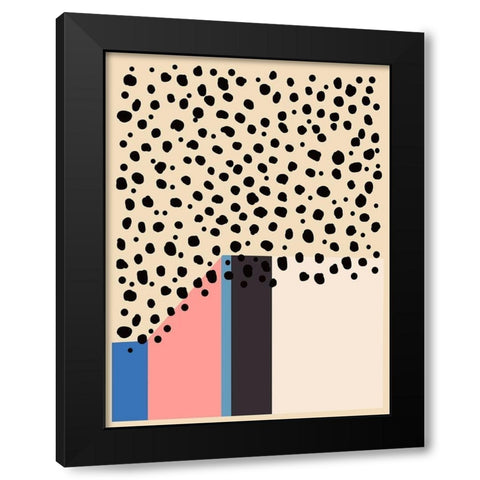 Color Studies I Black Modern Wood Framed Art Print by Wang, Melissa