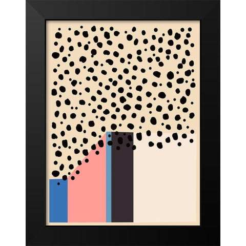 Color Studies I Black Modern Wood Framed Art Print by Wang, Melissa