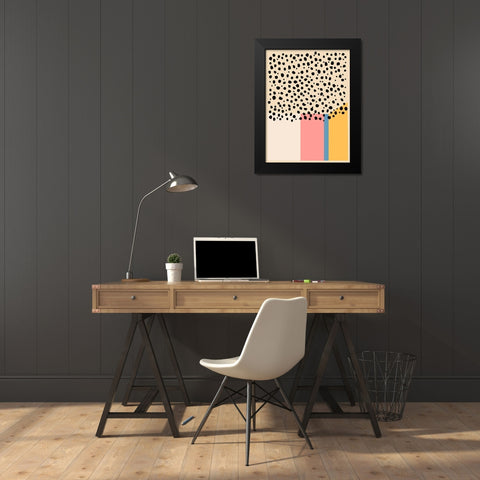 Color Studies II Black Modern Wood Framed Art Print by Wang, Melissa