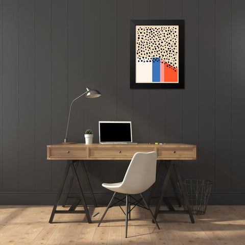 Color Studies III Black Modern Wood Framed Art Print by Wang, Melissa