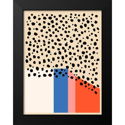 Color Studies III Black Modern Wood Framed Art Print by Wang, Melissa