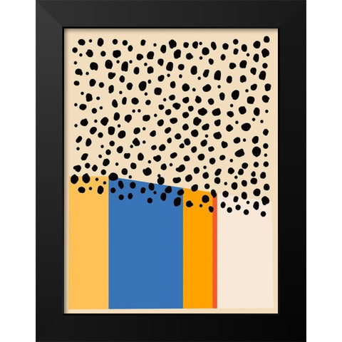 Color Studies IV Black Modern Wood Framed Art Print by Wang, Melissa