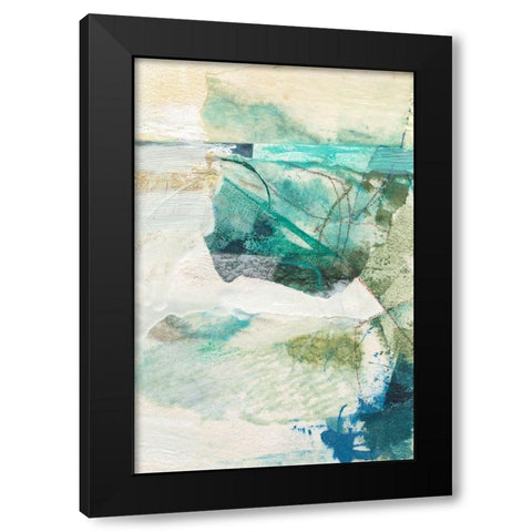 Terrene Abstract III Black Modern Wood Framed Art Print by Jachimiec, Sue