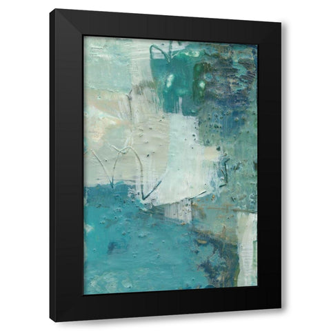 Terrene Abstract VI Black Modern Wood Framed Art Print by Jachimiec, Sue