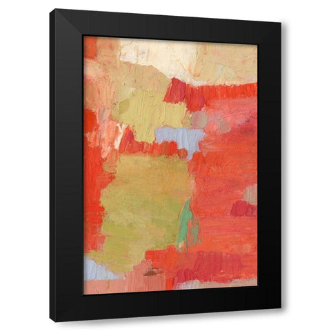 Bright Costa I Black Modern Wood Framed Art Print with Double Matting by Jachimiec, Sue
