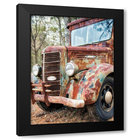 Special Delivery Black Modern Wood Framed Art Print with Double Matting by Head, Danny