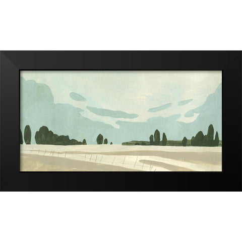 Farmland Study III Black Modern Wood Framed Art Print by Caroline, Emma