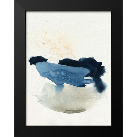 Deep Valley Blues I Black Modern Wood Framed Art Print by Popp, Grace