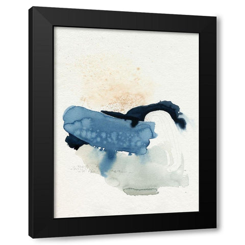 Deep Valley Blues II Black Modern Wood Framed Art Print with Double Matting by Popp, Grace