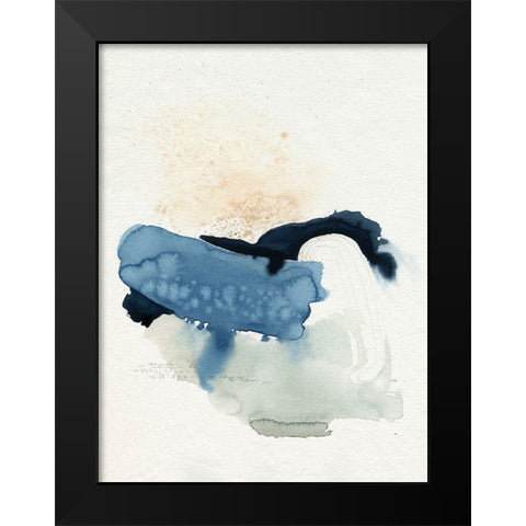 Deep Valley Blues II Black Modern Wood Framed Art Print by Popp, Grace