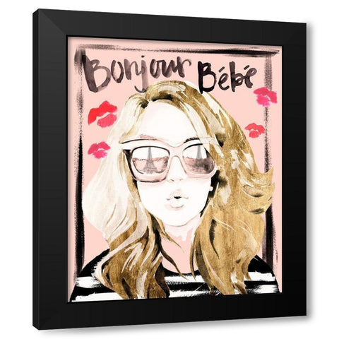 Shades of Style I Black Modern Wood Framed Art Print by Parker, Jennifer Paxton