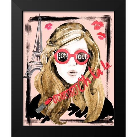 Shades of Style II Black Modern Wood Framed Art Print by Parker, Jennifer Paxton