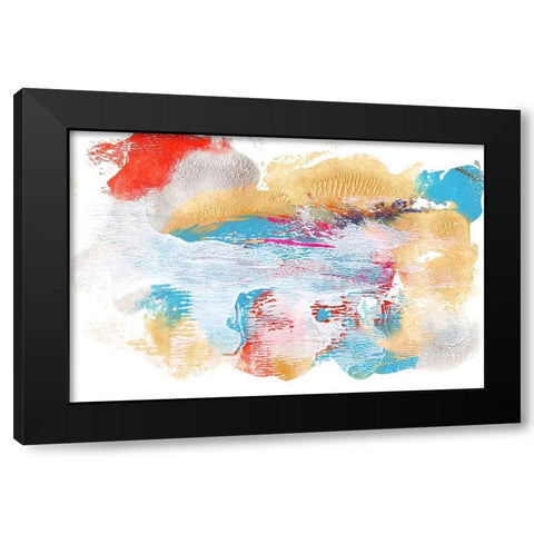 Whitewash Sunset I Black Modern Wood Framed Art Print with Double Matting by Bramma, Lila