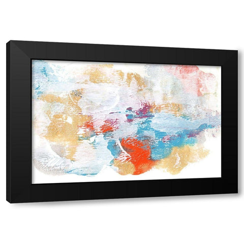 Whitewash Sunset II Black Modern Wood Framed Art Print by Bramma, Lila
