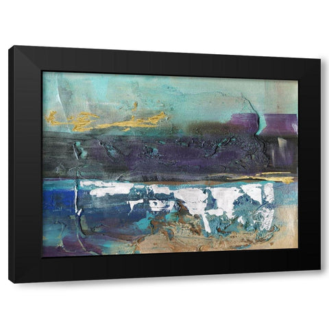 Mysteri I Black Modern Wood Framed Art Print by Bramma, Lila