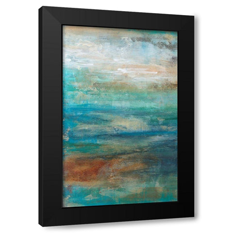 Siavash II Black Modern Wood Framed Art Print by Bramma, Lila