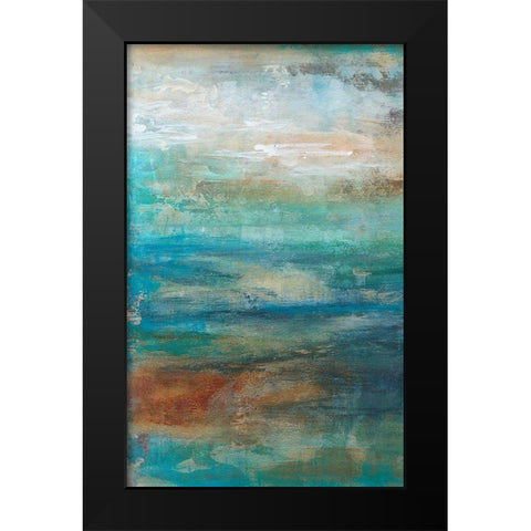 Siavash II Black Modern Wood Framed Art Print by Bramma, Lila