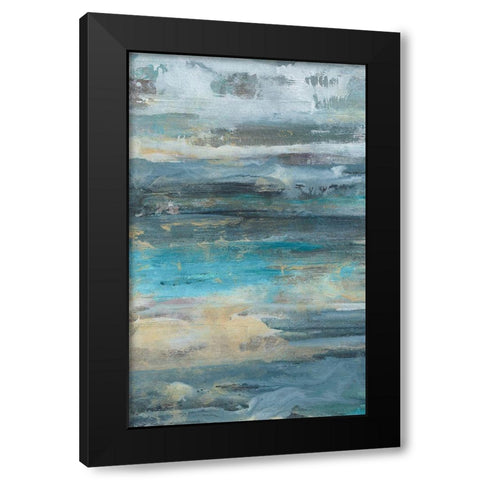 Siavash III Black Modern Wood Framed Art Print with Double Matting by Bramma, Lila