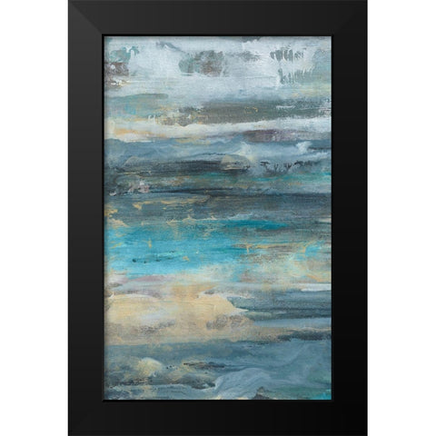 Siavash III Black Modern Wood Framed Art Print by Bramma, Lila