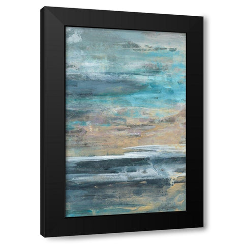 Siavash IV Black Modern Wood Framed Art Print by Bramma, Lila