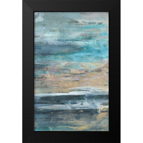 Siavash IV Black Modern Wood Framed Art Print by Bramma, Lila