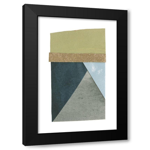 Mountain View Collage IV Black Modern Wood Framed Art Print by Caroline, Emma