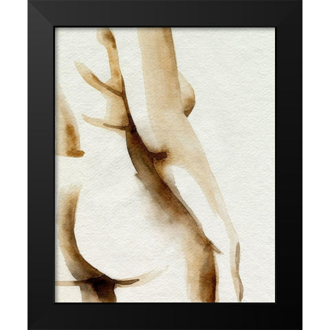 Comfortable I Black Modern Wood Framed Art Print by Popp, Grace