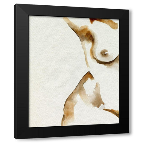 Comfortable II Black Modern Wood Framed Art Print with Double Matting by Popp, Grace