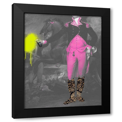 Sassy Master I Black Modern Wood Framed Art Print with Double Matting by Goldberger, Jennifer