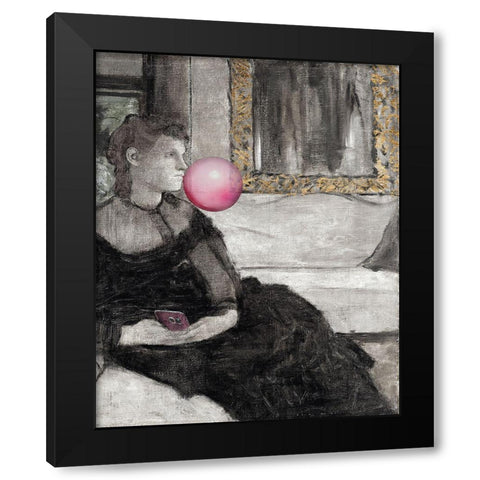 Sassy Master II Black Modern Wood Framed Art Print with Double Matting by Goldberger, Jennifer