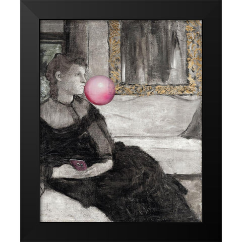 Sassy Master II Black Modern Wood Framed Art Print by Goldberger, Jennifer