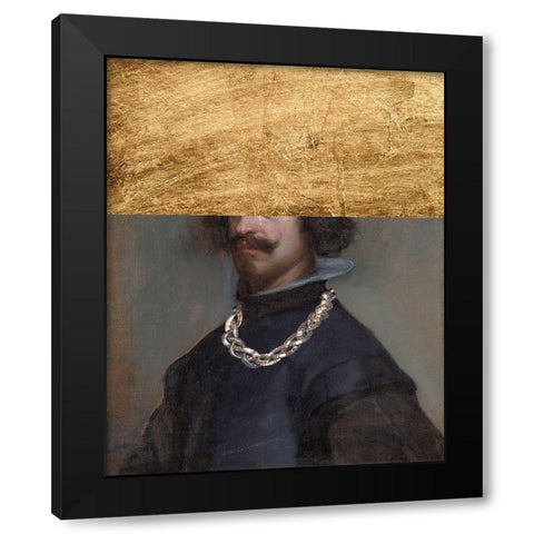 Sassy Master VI Black Modern Wood Framed Art Print with Double Matting by Goldberger, Jennifer