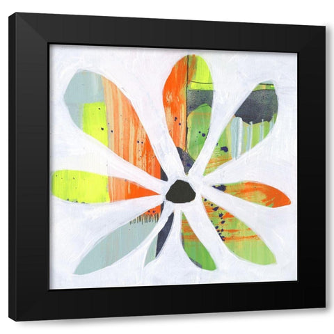 Pin Wheel I Black Modern Wood Framed Art Print with Double Matting by Goldberger, Jennifer