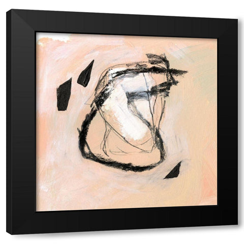 Broken Glass V Black Modern Wood Framed Art Print by Parker, Jennifer Paxton