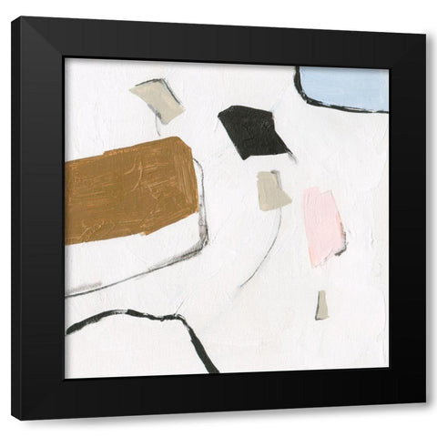 Milky Valley VI Black Modern Wood Framed Art Print with Double Matting by Wang, Melissa