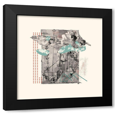 Lost Lullaby I Black Modern Wood Framed Art Print with Double Matting by Wang, Melissa