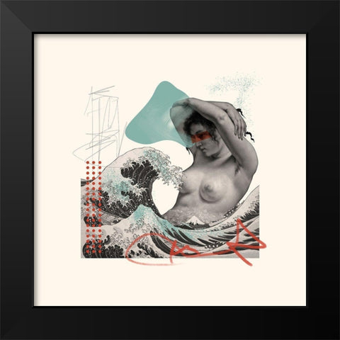 Lost Lullaby VI Black Modern Wood Framed Art Print by Wang, Melissa